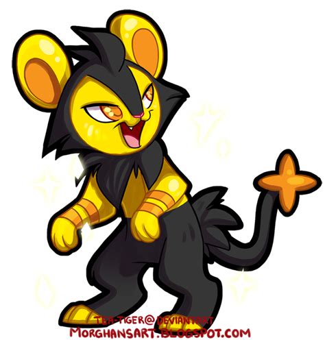 Shiny Luxio by tea-tiger on DeviantArt