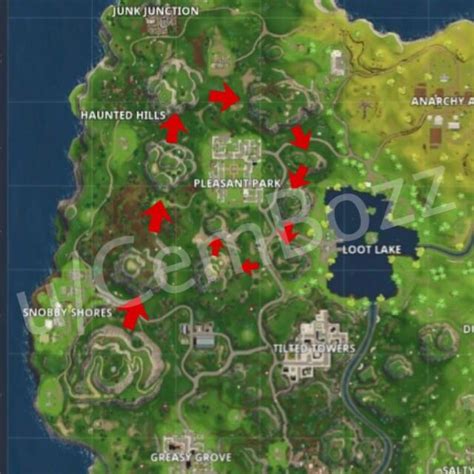 Fortnite Mountain Peaks Challenge Location Guide - GameRevolution