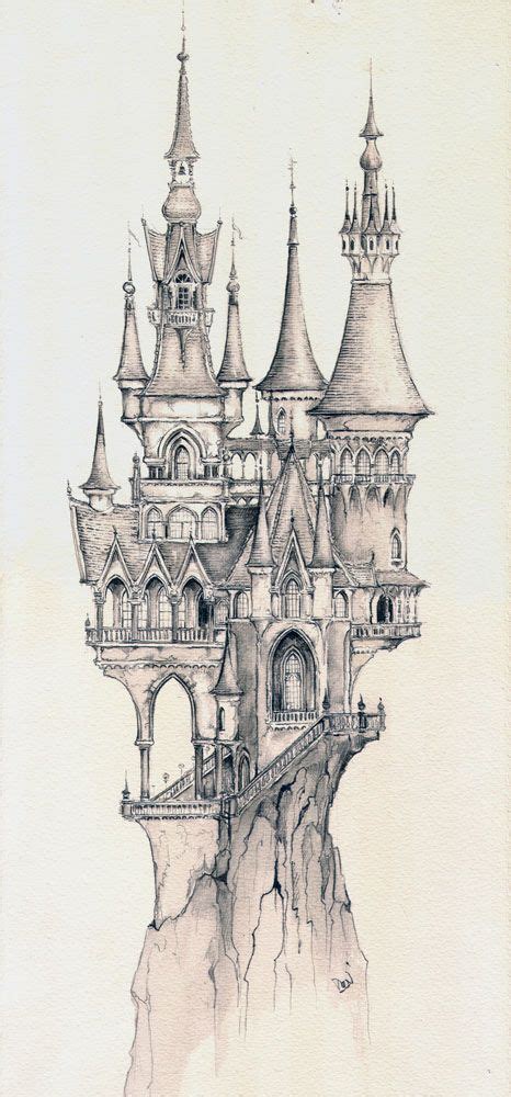 Fairytale Castle Drawing at GetDrawings | Free download