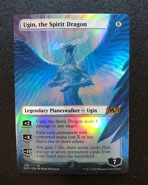 Ugin, the Spirit Dragon (FOIL Showcase) - MtG Proxy M21 - Proxy MTG