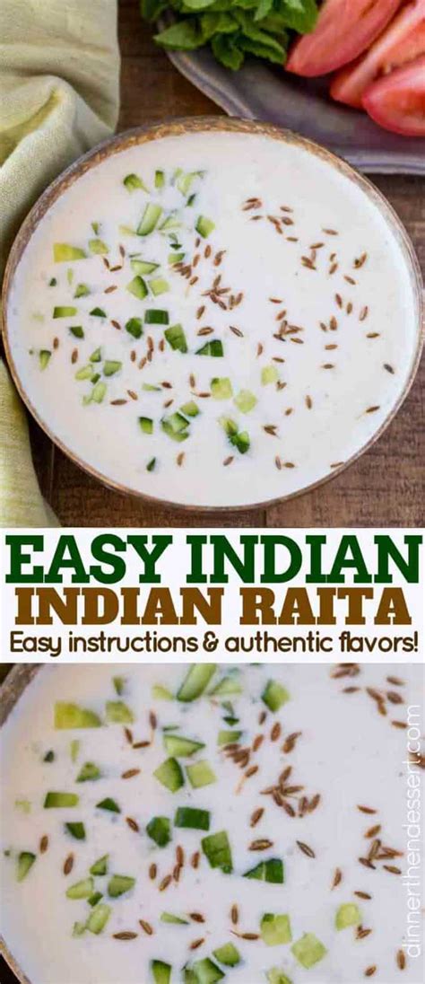 Indian Raita - Dinner, then Dessert