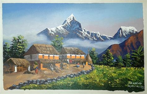 Nepali Painting at PaintingValley.com | Explore collection of Nepali ...