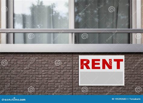 Rental Real Estate Sign stock image. Image of rent, house - 195392683