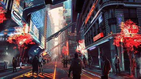 1920x1080 Cyberpunk City Future Digital Art Laptop Full HD 1080P ,HD 4k ...