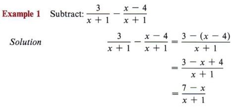 How To Add Fractions With Different Algebraic Denominators - Bruce Touchstone Schaltplan