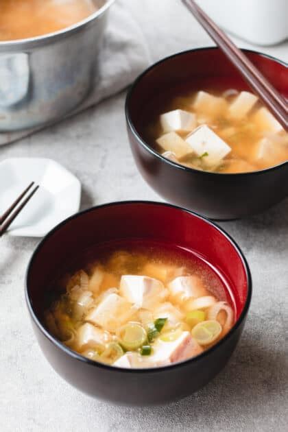 Tofu Miso Soup with Instant Dashi Powder - Chef JA Cooks