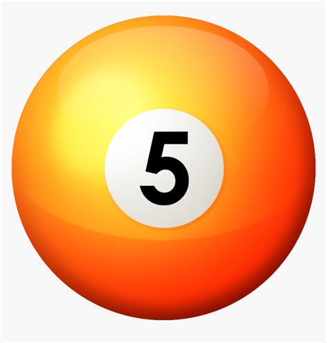 5 Ball Photo 5 Ball Real - 5 Billiard Ball Png, Transparent Png , Transparent Png Image - PNGitem