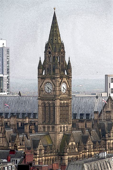 Manchester Town Hall ClockTower | Clock tower, Victorian clocks ...