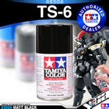 Tamiya 85006 TS-6 Matt Black Spray Paint Can 100ml – VCA Gundam Singapore