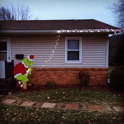 Grinch steals the lights! | Christmas cubicle decorations, Christmas cutouts, Office xmas ...