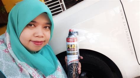 Tayar Pancit Dapat Diatasi Dengan KRONOS Flat No More, Tyre Sealant & Inflator - Belog Zai Zamree