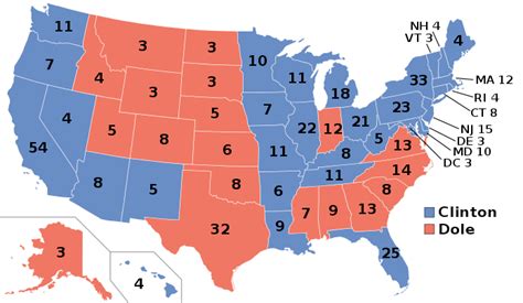 Template:1996 United States presidential election imagemap - Simple ...