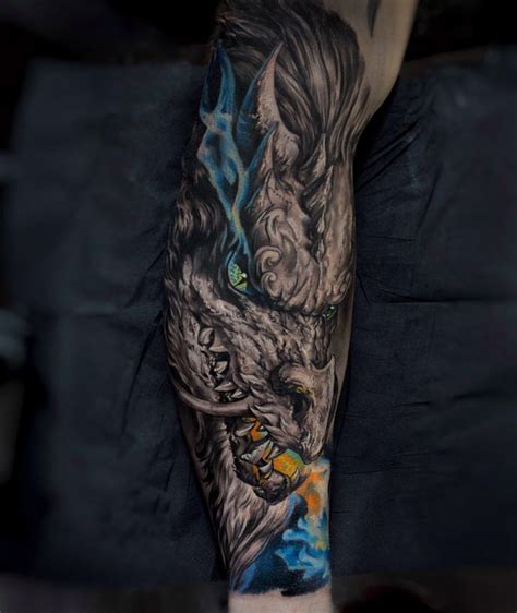 The Dragon Tattoo • Color Tattoo • Suvorov Tattoo | Dragon tattoo colour, Dragon tattoo ...