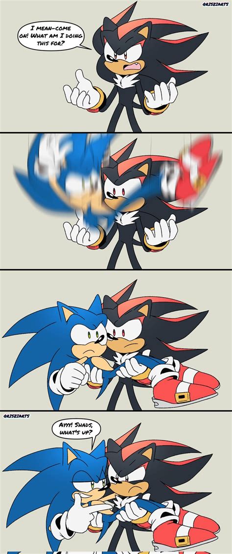 Pin by No Ok on My Saves | Sonic and shadow, Sonic x shadow fanart ...