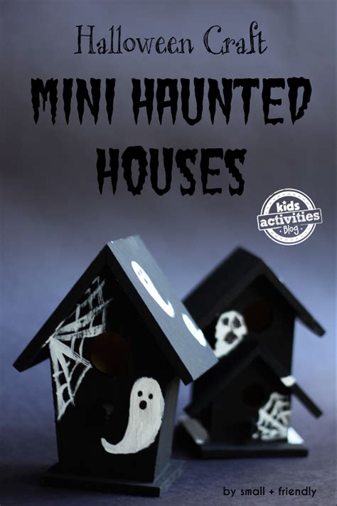 Let's Make Mini Haunted House Craft for Halloween! | Kids Activities Blog