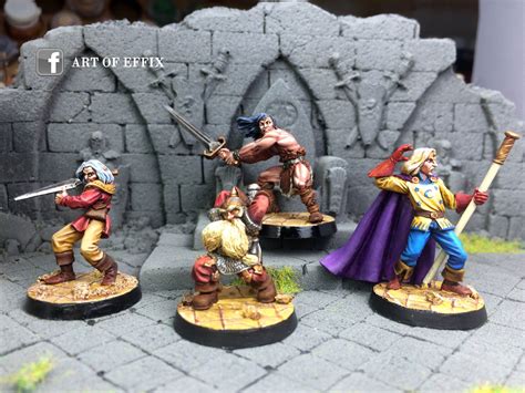 #Heroquest heroes painting by Art of Effix