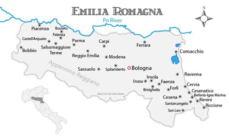 Emilia Romagna Maps and Travel Guide | Wandering Italy