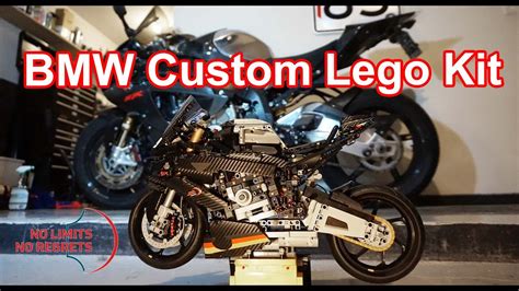 BMW M1000RR LEGO Kit Modified in DETAIL to CUSTOM BMW S1000RR Black Kit - YouTube