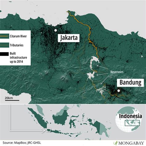 Citarum River World Map