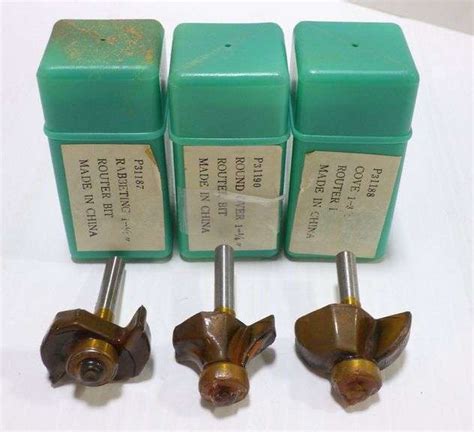 (3) Router bits, NOS - Albrecht Auction Service