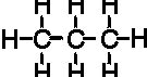 Propane Molecule (C3H8): Structure