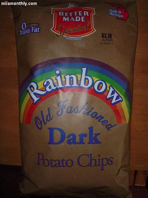 Potato Chip Review – Better Made – Rainbow Old Fashioned Dark Potato Chips | miia monthly