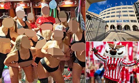 Topless photos of Wisconsin volleyball team leaked online came from a PLAYER'S phone | Daily ...