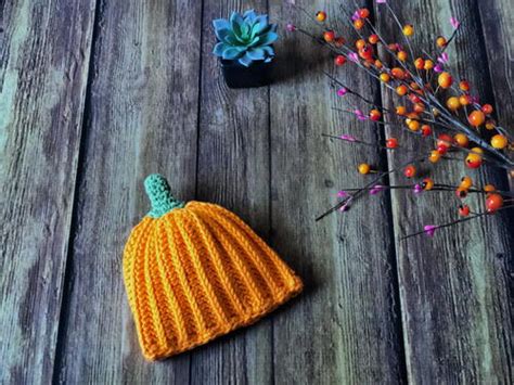 Crochet Pumpkin Hat | AllFreeCrochet.com