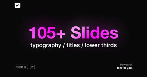 Basic Typography Pack - for Premiere Pro, Video Templates - Envato Elements