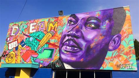 For Martin Luther King Jr. Day we look back at the awesome mural by ...