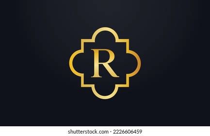 Royal Luxury Gold Logo Monogram Vector Stock Vector (Royalty Free ...