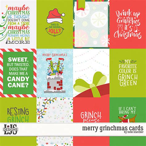 Merry Grinchmas Cards | Digital Art