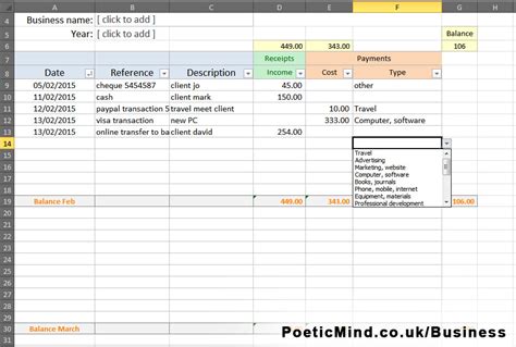 Bookkeeping Spreadsheet Template Free — db-excel.com