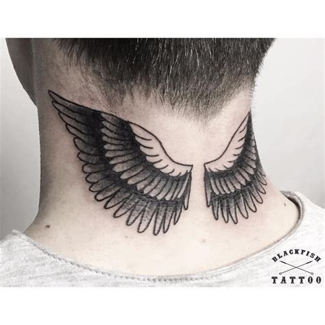 eagle neck tattoo^100 – 1K Eagle Neck Tattoo, Back Of Neck Tattoo Men, Wing Neck Tattoo, Eagle ...