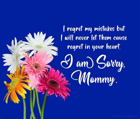 Sorry Mom - Apology Quotes for Mother | WishesMsg