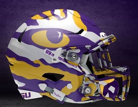 Future LSU football helmet | Lsu football, Football helmet design, Cool ...