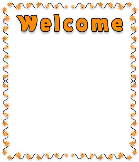 Welcome Borders - Free Welcome Border Clip Art