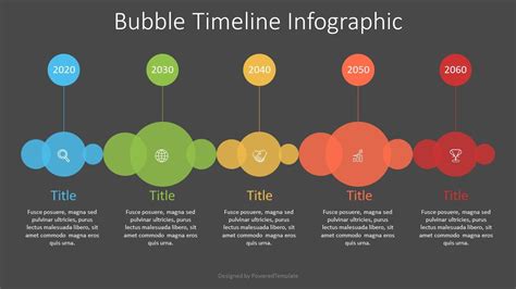 Bubble Timeline Diagram - Free Presentation Template for Google Slides and PowerPoint | #07548