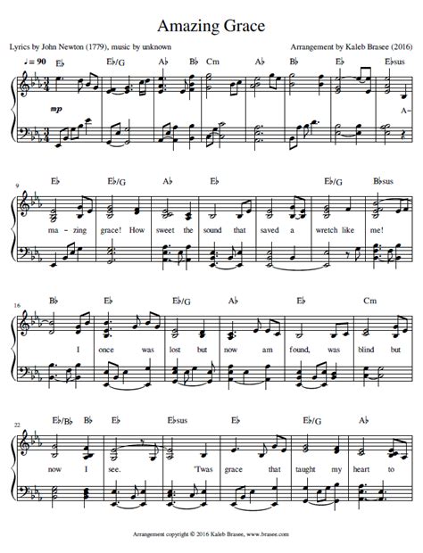 Sheet Music - Brasee.com