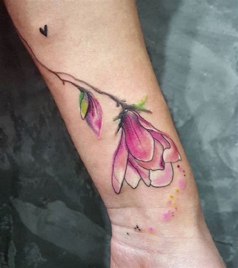 70 Magnolia Flower Tattoo Design Ideas - nenuno creative