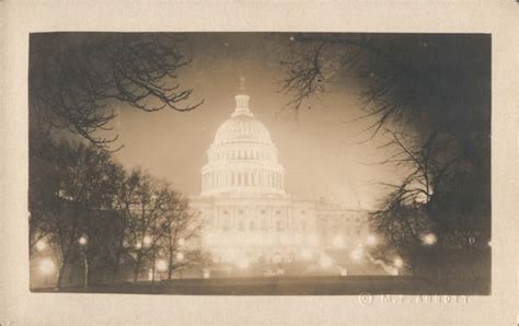 US Capitol at Night Washington, DC Washington DC Postcard