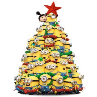 The Minions | Christmas Tree | Minion christmas, Merry christmas minions, Minions wallpaper