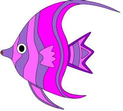 Pink Tropical Fish Clip Art