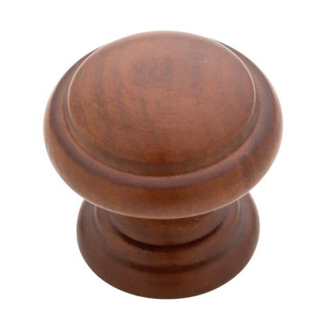 Liberty 1-1/2 in. Cocoa Traditional Style Wood Cabinet Knob-P33780C-362-CP - The Home Depot