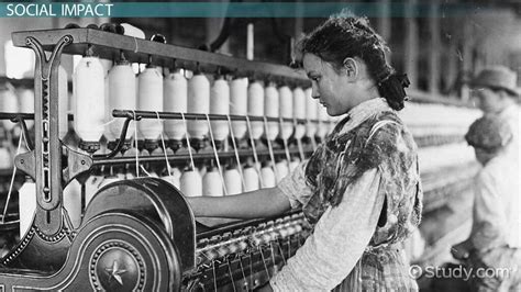 Textile Mills in the 1800s | Industrial Revolution & History - Video & Lesson Transcript | Study.com