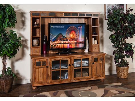 Sunny Designs Home Entertainment Sedona 72" TV Console 2751RO-TC - Schmitt Furniture Company ...