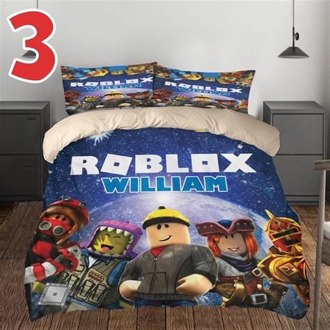 Roblox Bedding Set Roblox Duvet Cover Roblox Bed Set | Etsy