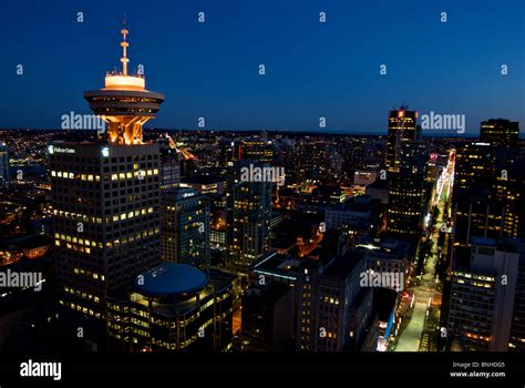 Vancouver aerial skyline hi-res stock photography and images - Alamy