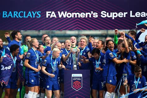 Chelsea Women beat Reading to win a record-setting fourth WSL title ahead of Manchester City and ...