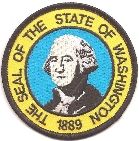 High Quality Discount State Seal Washington State Flag Embroidered ...